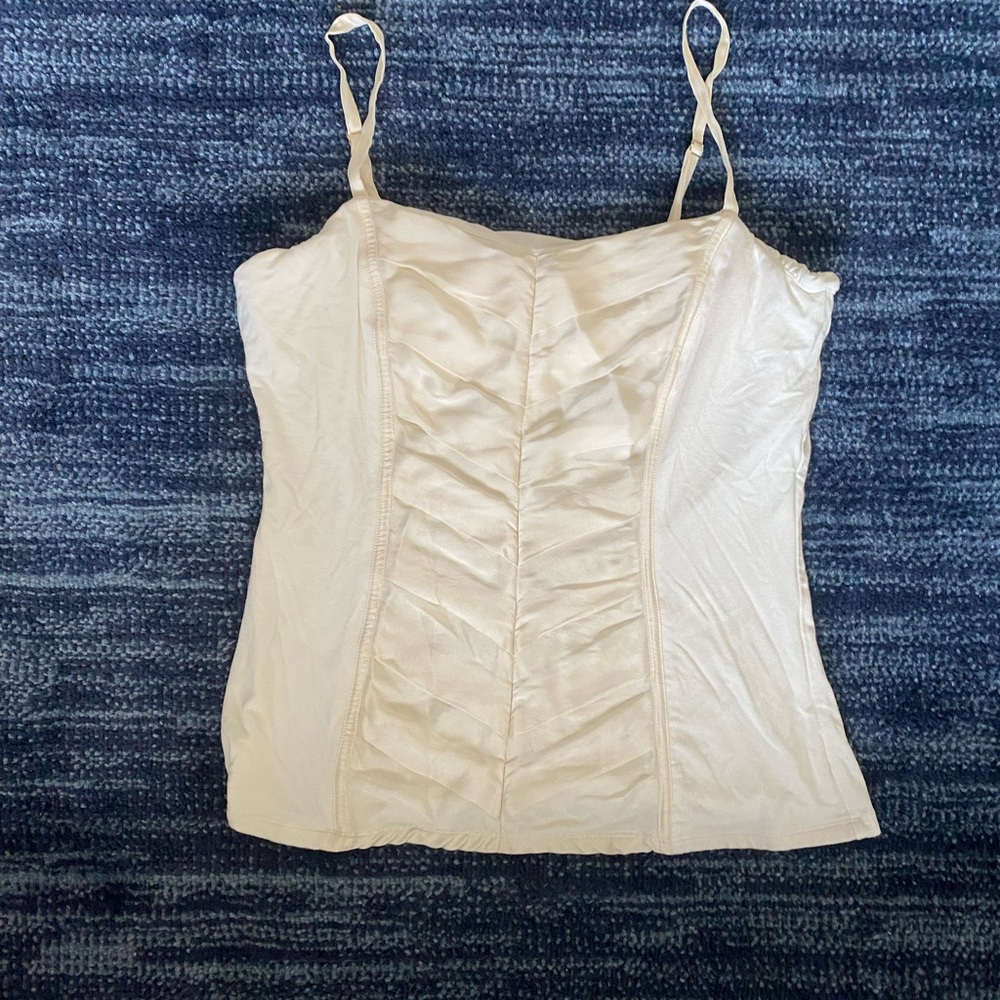 white tank top